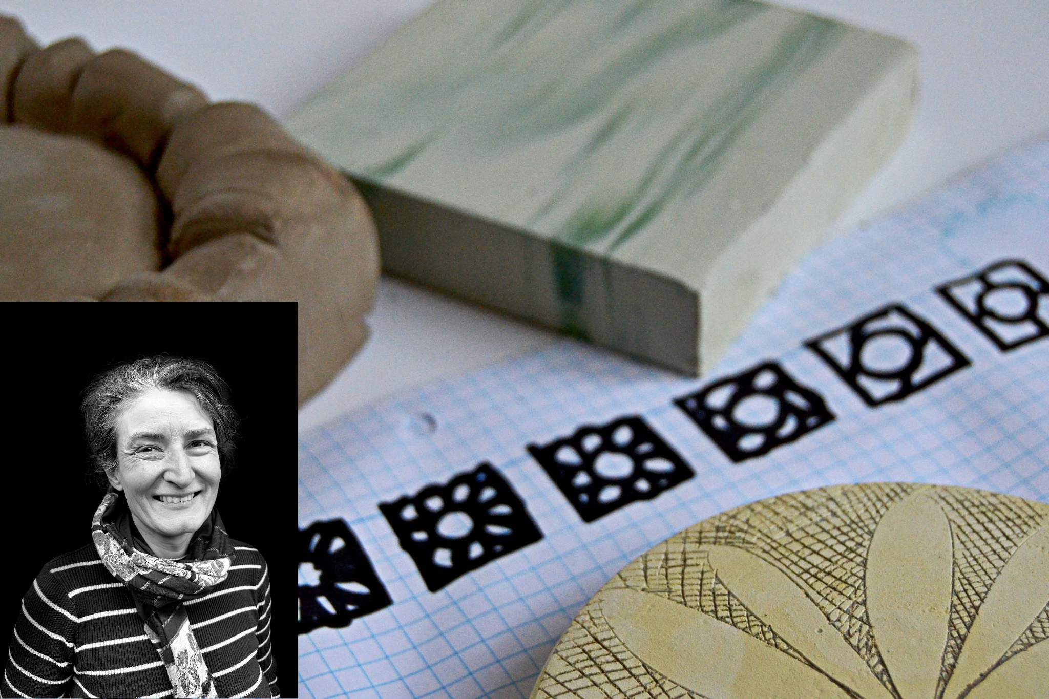 Billede af den lokale kunsthåndværker Anna Andersen